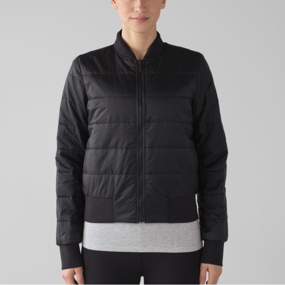 Lululemon nonstop reversible bomber jacket